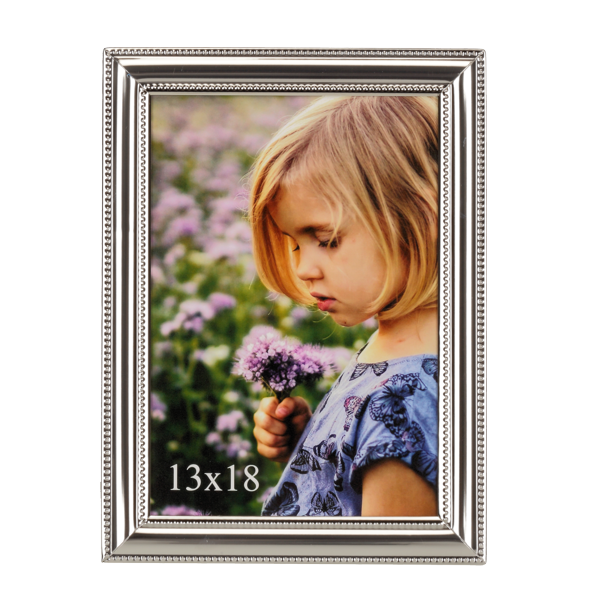 Błyszcząca ramka metalowa 13x18 cm