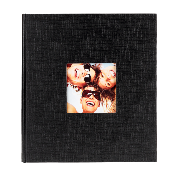 Tradycyjny album z pergaminem BASIC | czarne strony | 60 stron