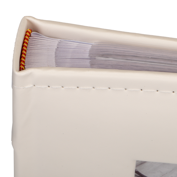Album klasyczny WHITE z okienkiem 15x21 cm | 50 zdjęć
