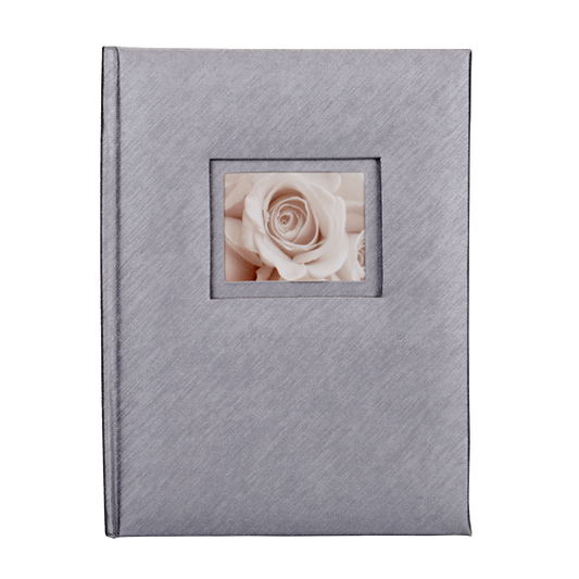 Srebrny album LOVE na 50 zdjęć 13x18 cm