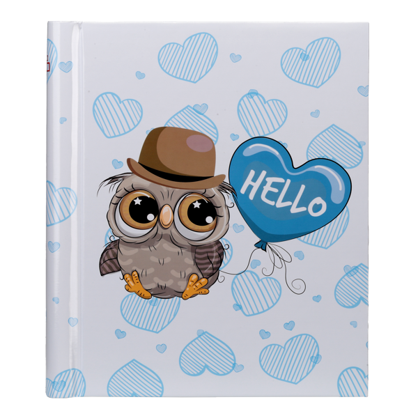Dziecięcy album samoprzylepny SOWA HELLO | 40 stron