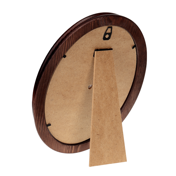 Owalna ramka drewniana 15x21 cm