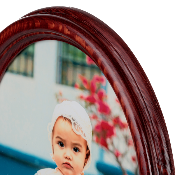 Owalna ramka drewniana 18x24 cm - PhotoDECOR