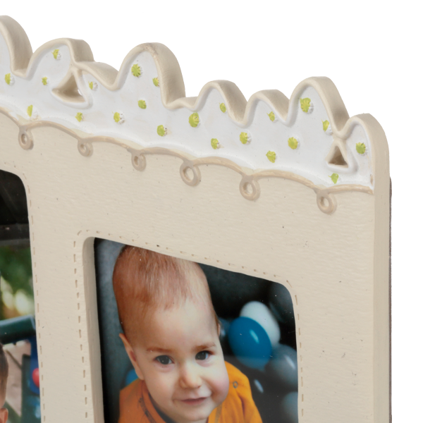 Dziecięca ramka ozdobna na 2 zdjęcia: 10x15 cm i 8x8 cm - PhotoDECOR
