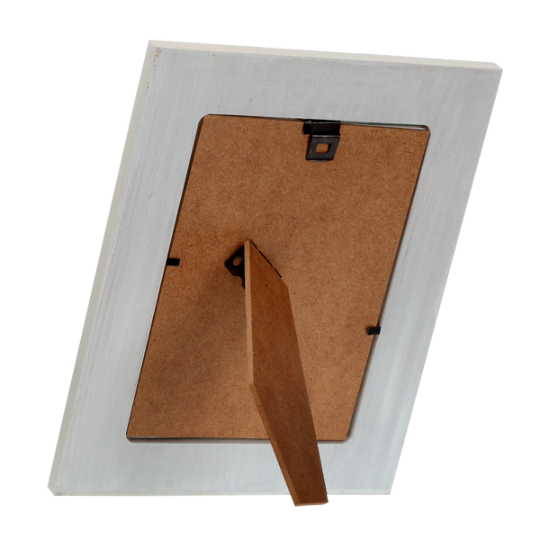 Ramka ręcznie zdobiona 13x18 cm z niebieskimi kwiatami - PhotoDECOR