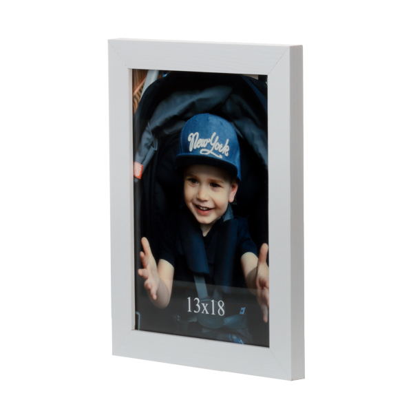 Klasyczna ramka drewniana IGA 13x18 cm - płaska rama - PhotoDECOR