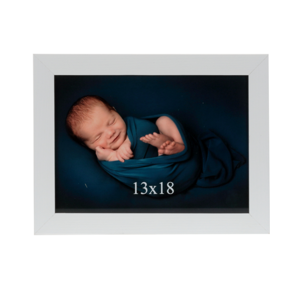 Klasyczna ramka drewniana IGA 13x18 cm - płaska rama - PhotoDECOR