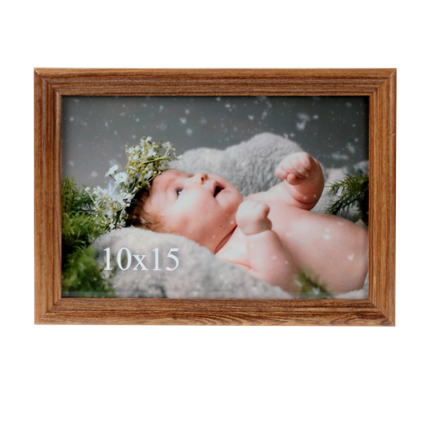 Brązowa ramka na zdjęcie 10x15 cm - PhotoDECOR