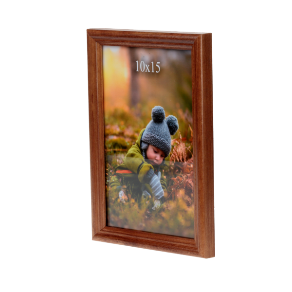 Brązowa ramka na zdjęcie 10x15 cm - PhotoDECOR
