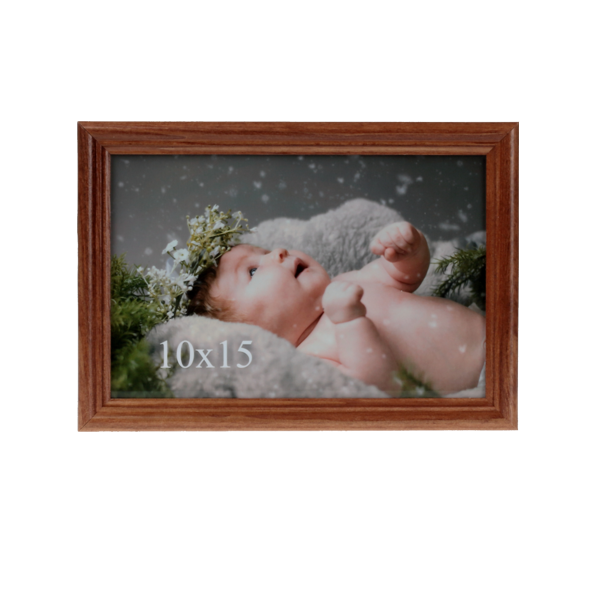 Brązowa ramka na zdjęcie 10x15 cm - PhotoDECOR