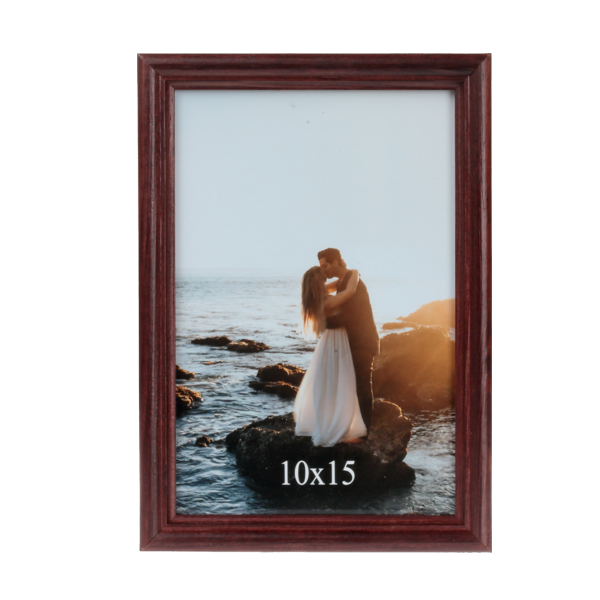 Brązowa ramka na zdjęcie 10x15 cm - PhotoDECOR