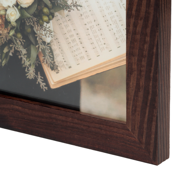Klasyczna ramka drewniana IGA 13x18 cm - płaska rama - PhotoDECOR