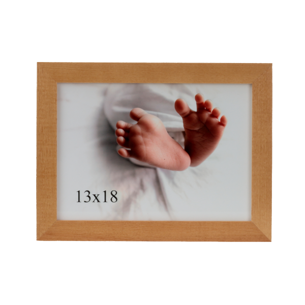 Klasyczna ramka drewniana IGA 13x18 cm - płaska rama - PhotoDECOR