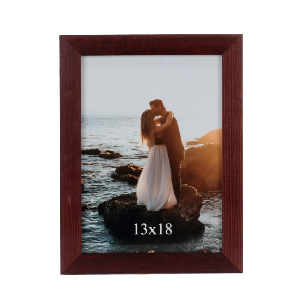 Klasyczna ramka drewniana IGA 13x18 cm - płaska rama - PhotoDECOR