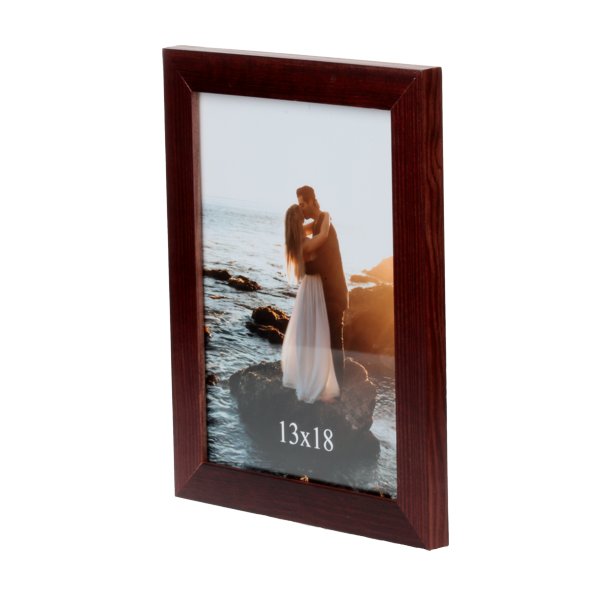 Klasyczna ramka drewniana IGA 13x18 cm - płaska rama - PhotoDECOR