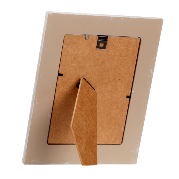 Beżowa ramka ręcznie zdobiona 13x18 cm - PhotoDECOR