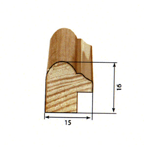 Ramka drewniana 060 w formacie 15x21 cm - PhotoDECOR - Oprawiamy Wspomnienia