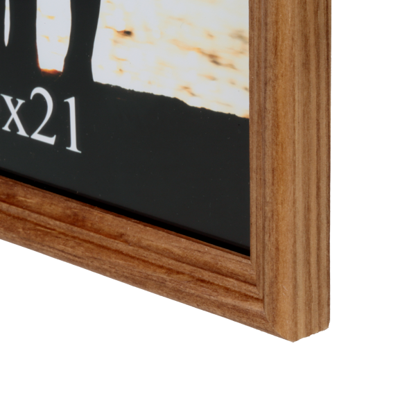 Brązowa ramka drewniana na zdjęcie 15x21 cm - PhotoDECOR