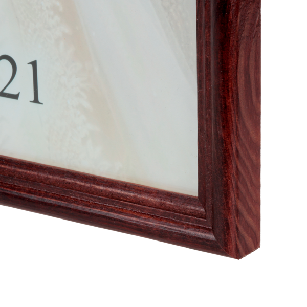 Brązowa ramka drewniana na zdjęcie 15x21 cm - PhotoDECOR