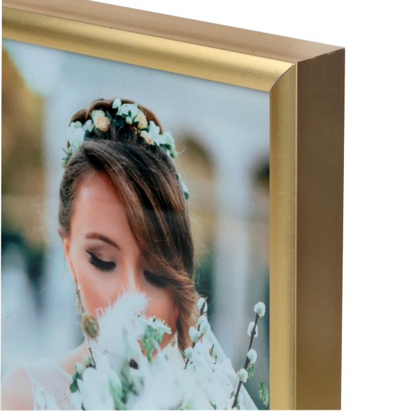 Ramka aluminiowa TINA 10×15 cm o zaokrąglonym profilu
