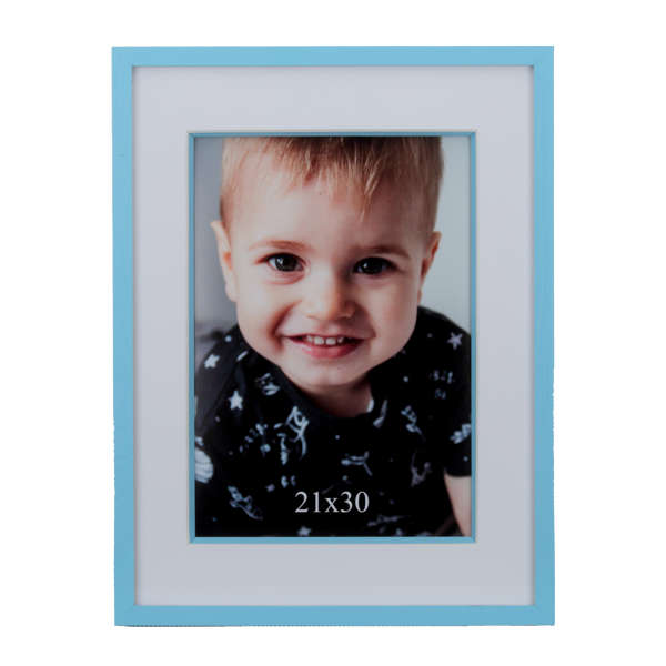 Ramka drewniana 30x40 z passe-partout na zdjęcie 21x30 - PhotoDECOR
