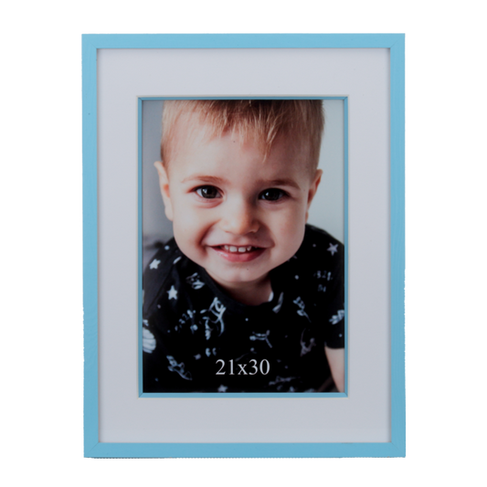 Ramka drewniana 30x40 z passe-partout na zdjęcie 21x30 - PhotoDECOR