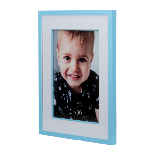 Ramka drewniana 30x40 z passe-partout na zdjęcie 21x30 - PhotoDECOR