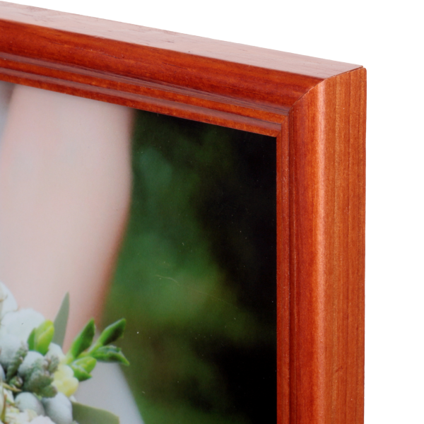 Brązowa ramka drewniana na zdjęcie 21x30 cm - PhotoDECOR