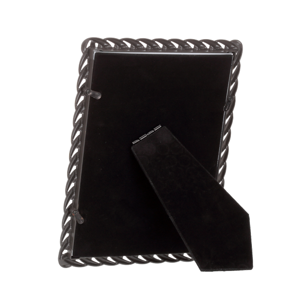 Metalowa ramka odlewana 13x18 cm o symetrycznym wzorze WARKOCZ