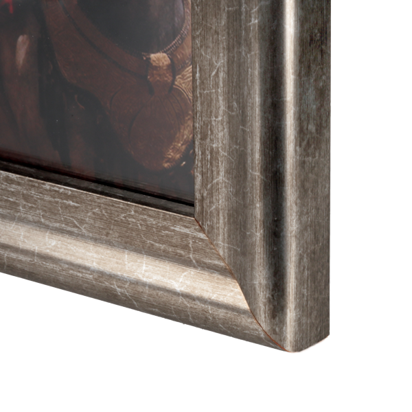 Srebrna rama drewniana 30x40