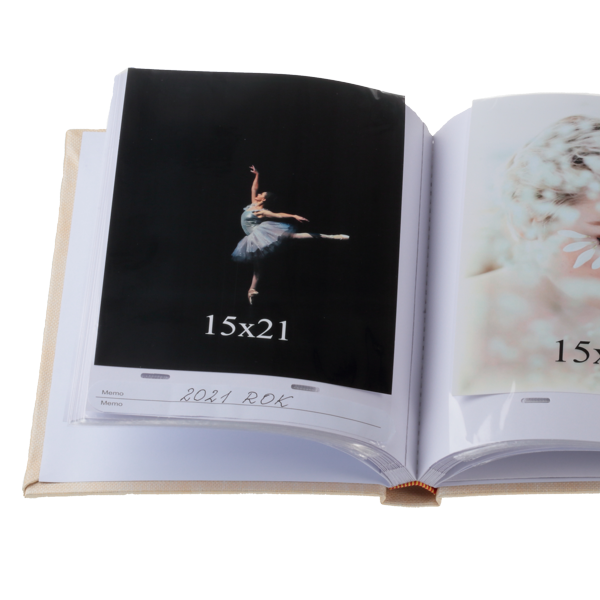 Album fotograficzny DELIKATNY BROKAT na zdjęcia 15x21 cm | 50 zdjęć