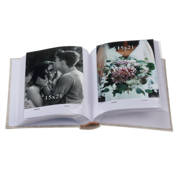 Album na zdjęcia 15x21 cm DELIKATNY BROKAT | 100 zdjęć