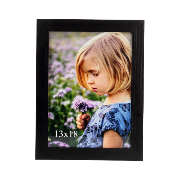Klasyczna ramka drewniana IGA 13x18 cm - płaska rama - PhotoDECOR