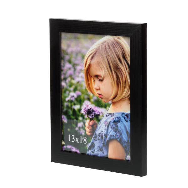 Klasyczna ramka drewniana IGA 13x18 cm - płaska rama - PhotoDECOR