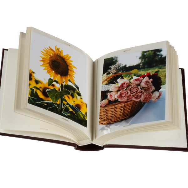 Brązowy album na zdjęcia 13x18 cm