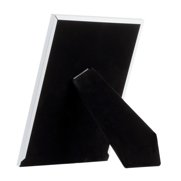 Biała ramka metalowa 15x20 cm - wąski profil