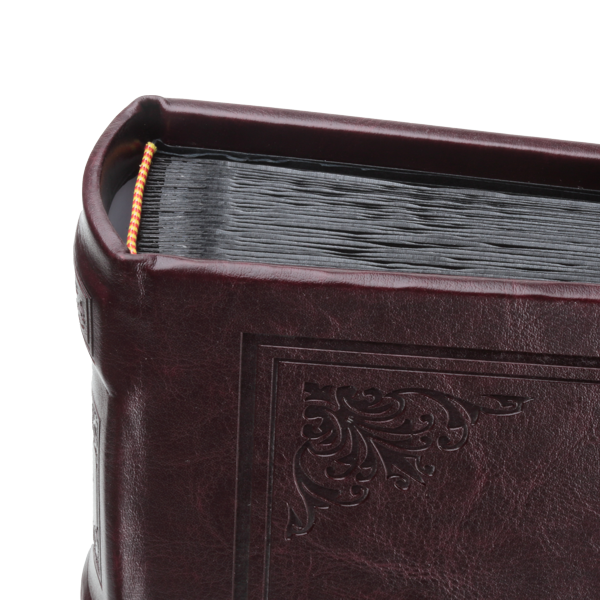 Tradycyjny album z pergaminem JOURNAL | czarne strony | 60 stron