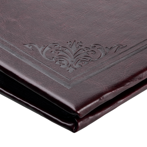 Tradycyjny album z pergaminem JOURNAL | czarne strony | 60 stron