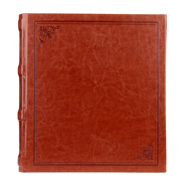 Tradycyjny album z pergaminem JOURNAL | czarne strony | 60 stron