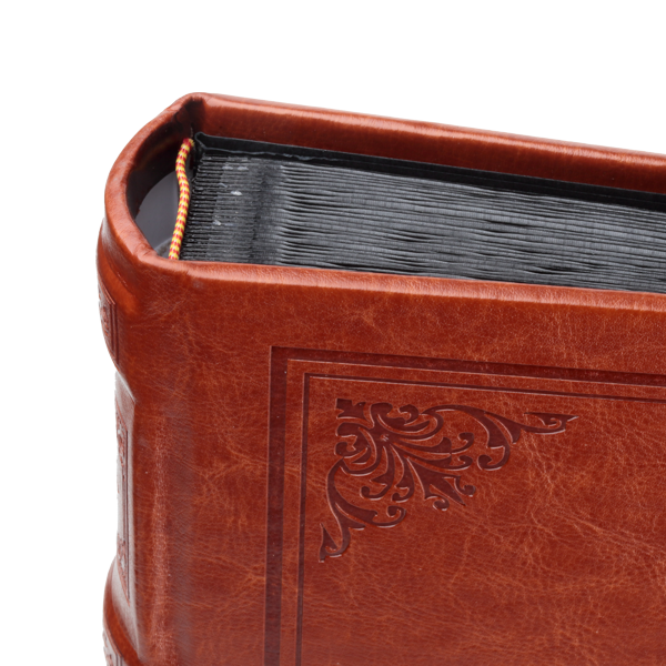 Tradycyjny album z pergaminem JOURNAL | czarne strony | 60 stron