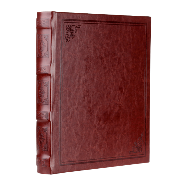 Tradycyjny album z pergaminem JOURNAL | czarne strony | 60 stron