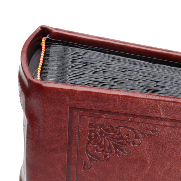 Tradycyjny album z pergaminem JOURNAL | czarne strony | 60 stron