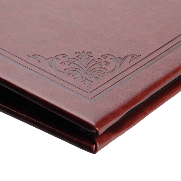 Tradycyjny album z pergaminem JOURNAL | czarne strony | 60 stron