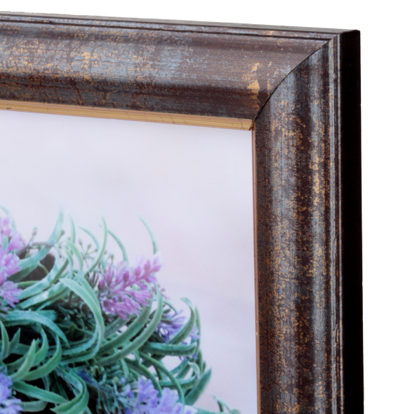 Srebrna ramka drewniana 18x24 cm - PhotoDECOR