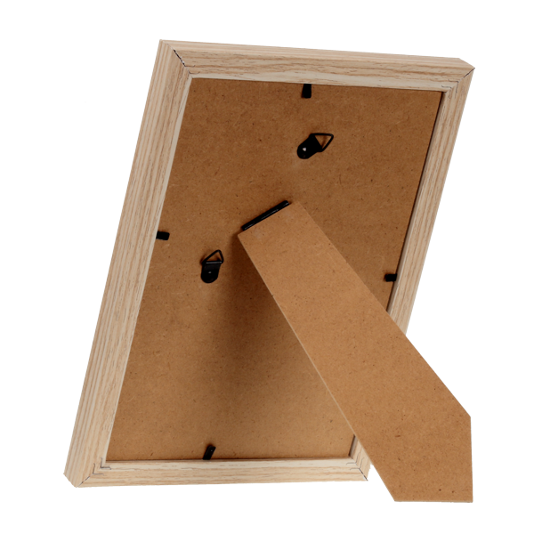 Prosta dwukolorowa ramka drewniana na zdjęcie 15x21 cm