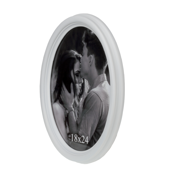 Owalna ramka drewniana 18x24 cm - PhotoDECOR