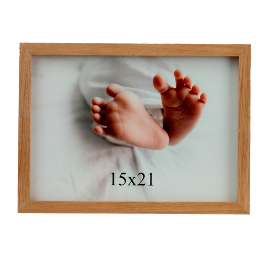 Ramka na zdjęcie 15x21 cm z litego drewna dębowego MEG