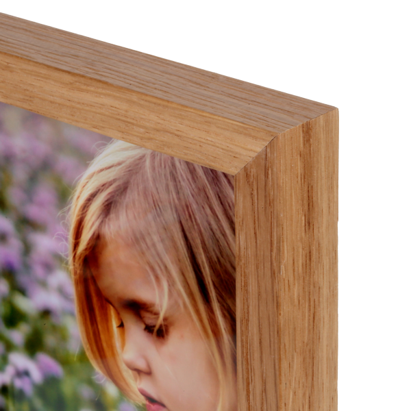 Ramka na trzy zdjęcia 10x15 cm z litego drewna dębowego MEG
