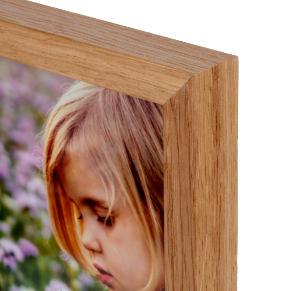 Ramka na trzy zdjęcia 10x15 cm z litego drewna dębowego MEG