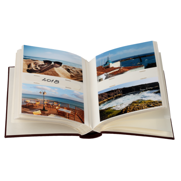 Brązowy minimalistyczny album na 200 zdjęć 10x15 cm